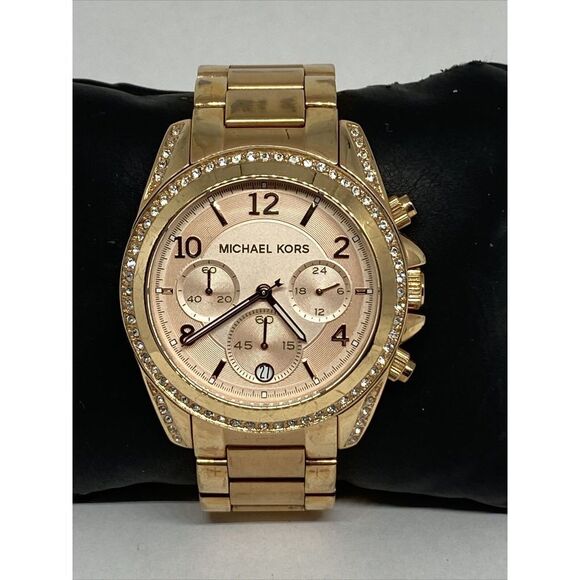 Michael Kors Blair MK5263 Women's Stainless Steel Analog Dial Quartz Watch VK220 - Picture 1 of 12